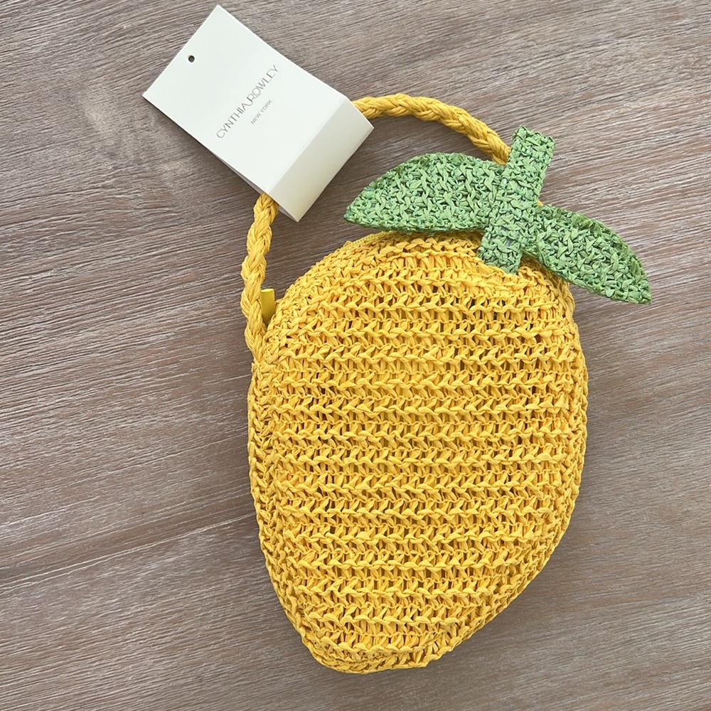 Cynthia Rowley Lemon Puff Sleeve One Piece Swimsuit Bag 2T - Picture 8 of 9